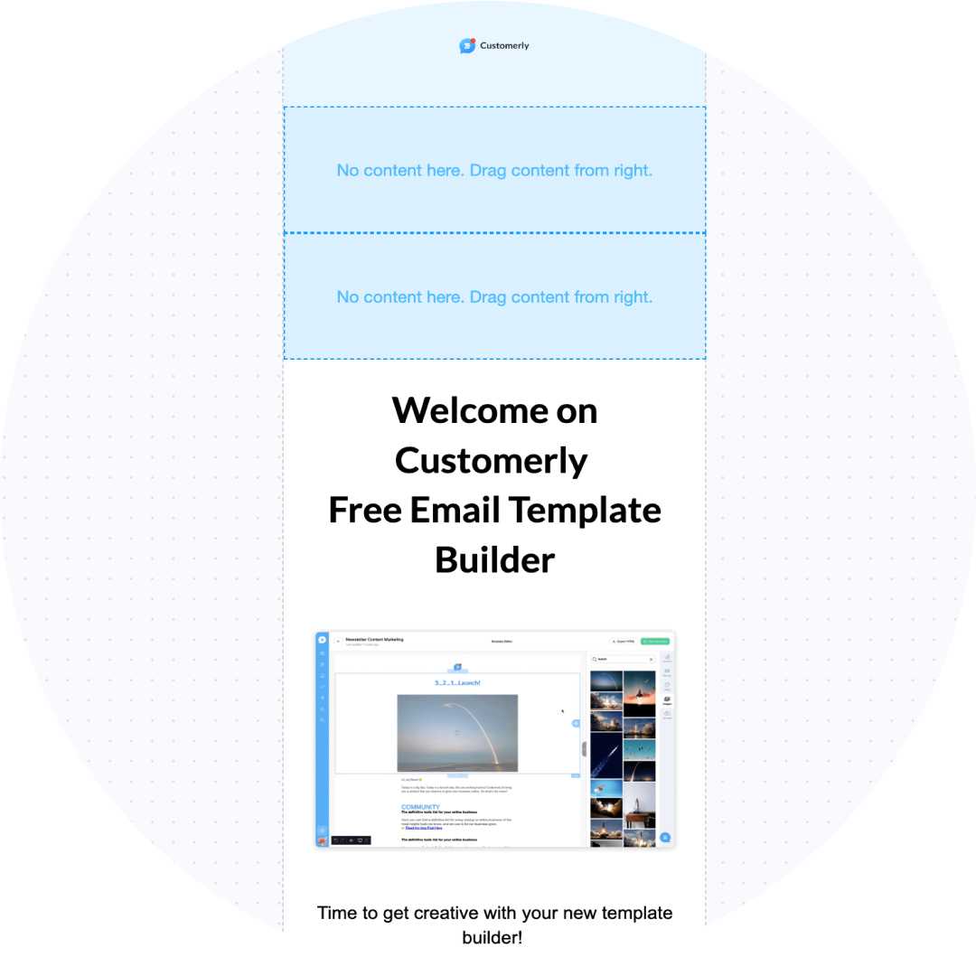 Use columns to support different devices and create responsive email templates